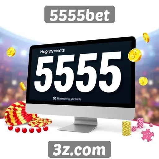 Acesso e navegação no site 5555bet